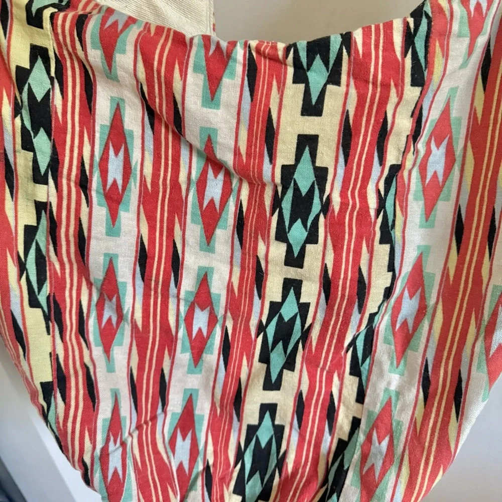 Cleobella Southwestern Geometric Print Large Hobo Shoulder Bag